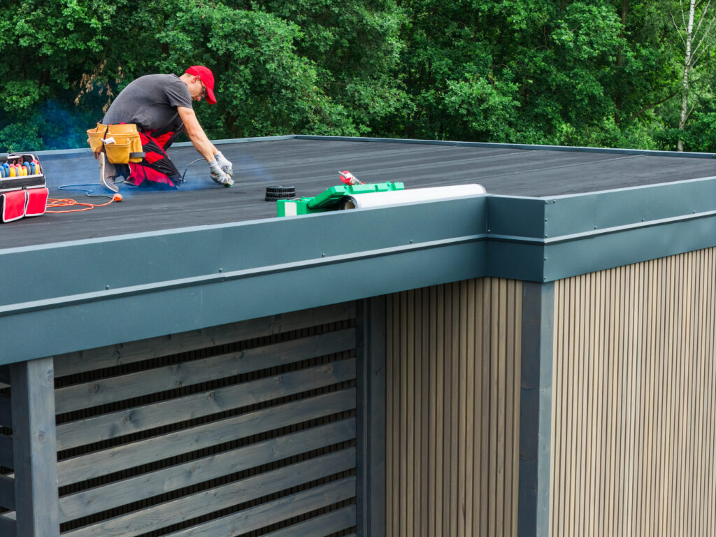 Rubber roof repair near me